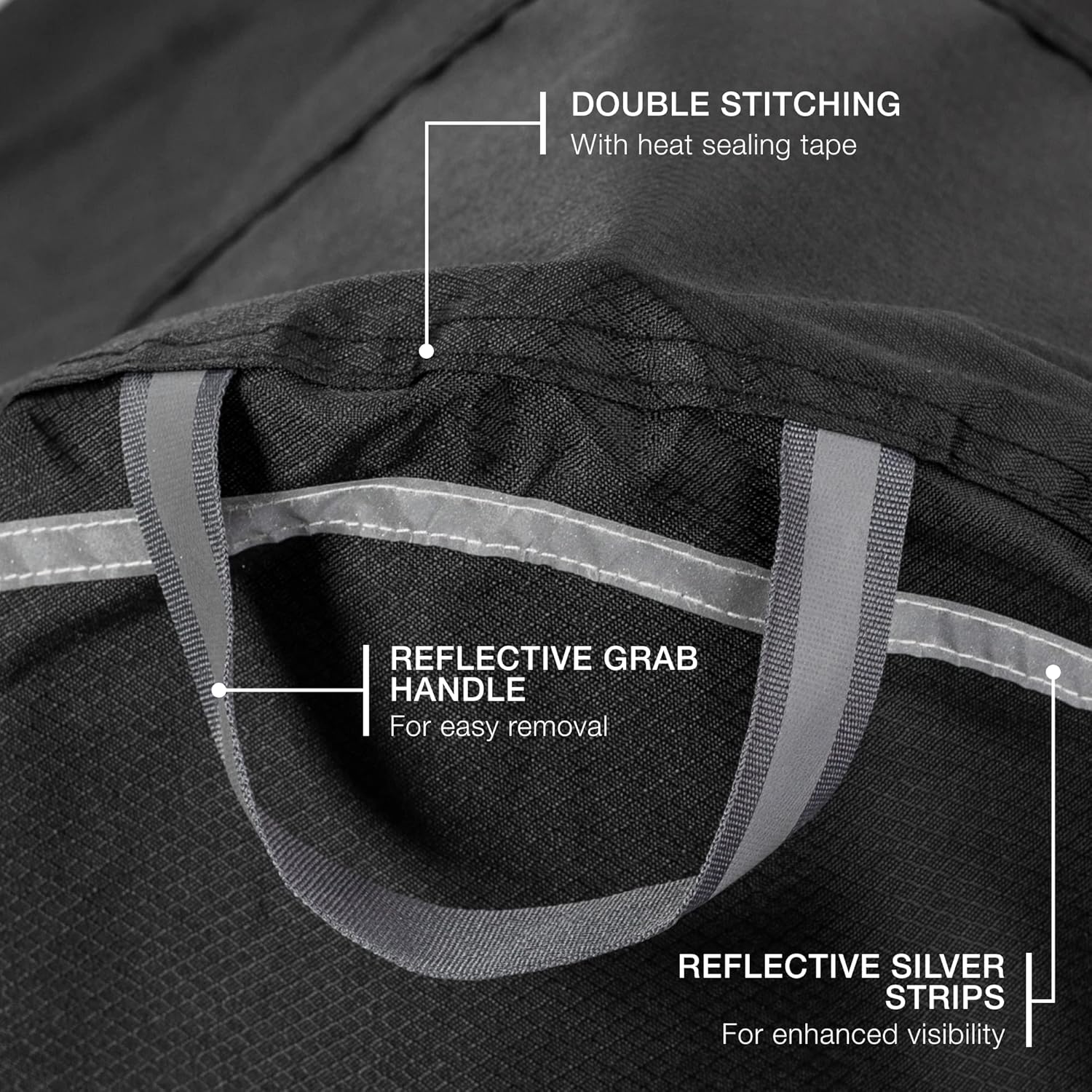 Thumbnail 6 de TeamObsidian Bike Cover (Waterproof, Ripstop 300D Oxford) for 1–3 Bikes