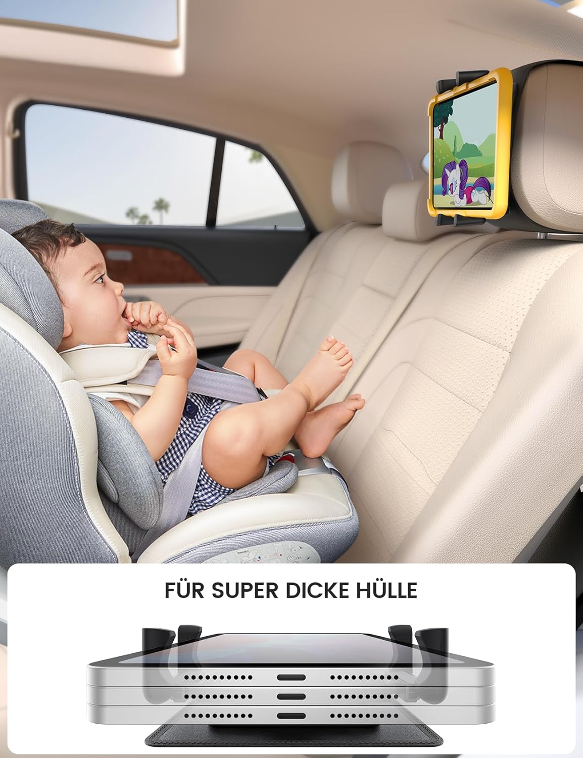 Detalle 2 de Lamicall Tablet Halterung Auto 2er Set