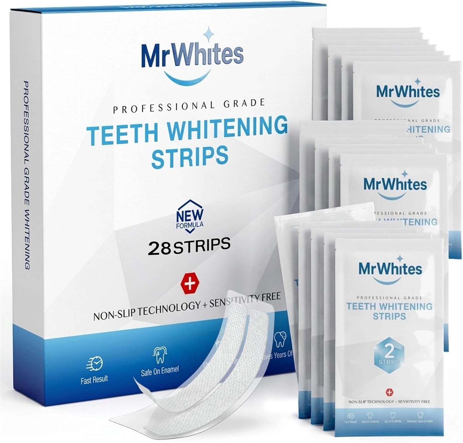 Thumbnail 4 de MrWhites Teeth Whitening Strips Professional Strength – 21 Treatments (42 Strips) Enamel Safe for Sensitive Teeth