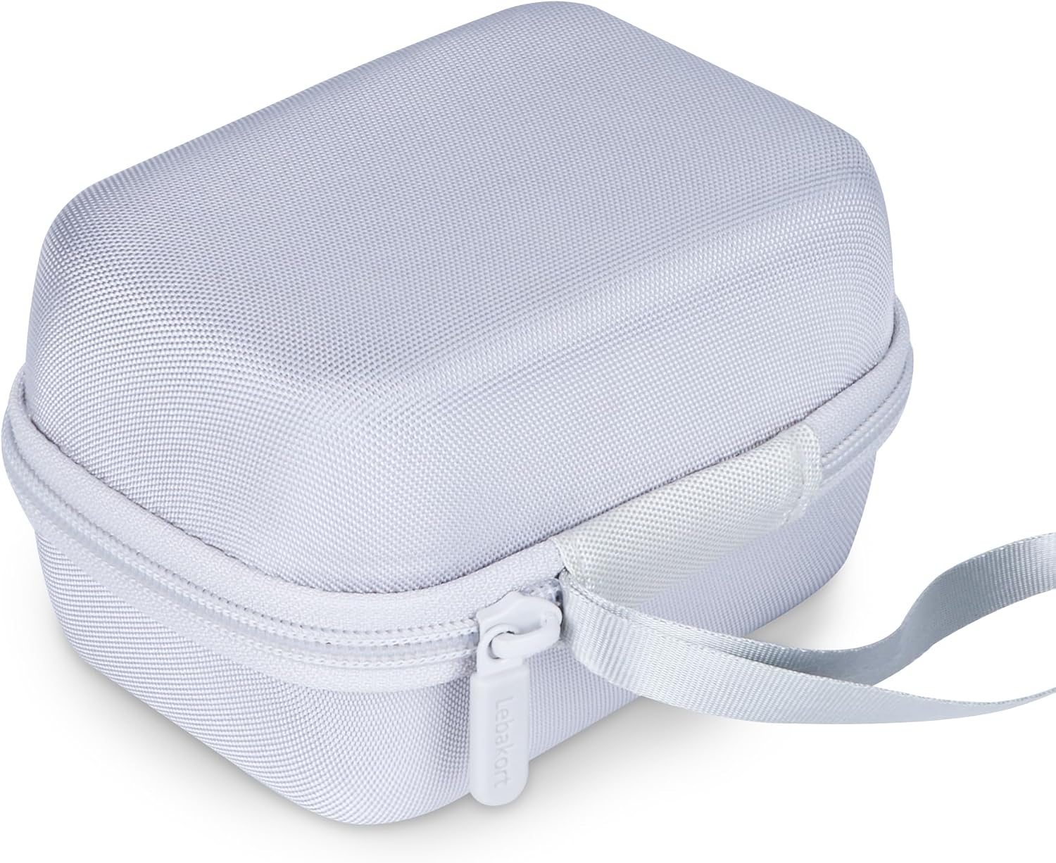 Detalle 2 de Lebakort Hartschalen-Schutzhülle Etui Tasche für JBL Go 4 / JBL Go 3 (Weiß)
