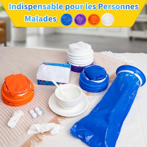 Thumbnail 6 de Sacs à Vomir Jetables 1000 ml TonJin – 20 pièces, multicolores, voyage et urgences