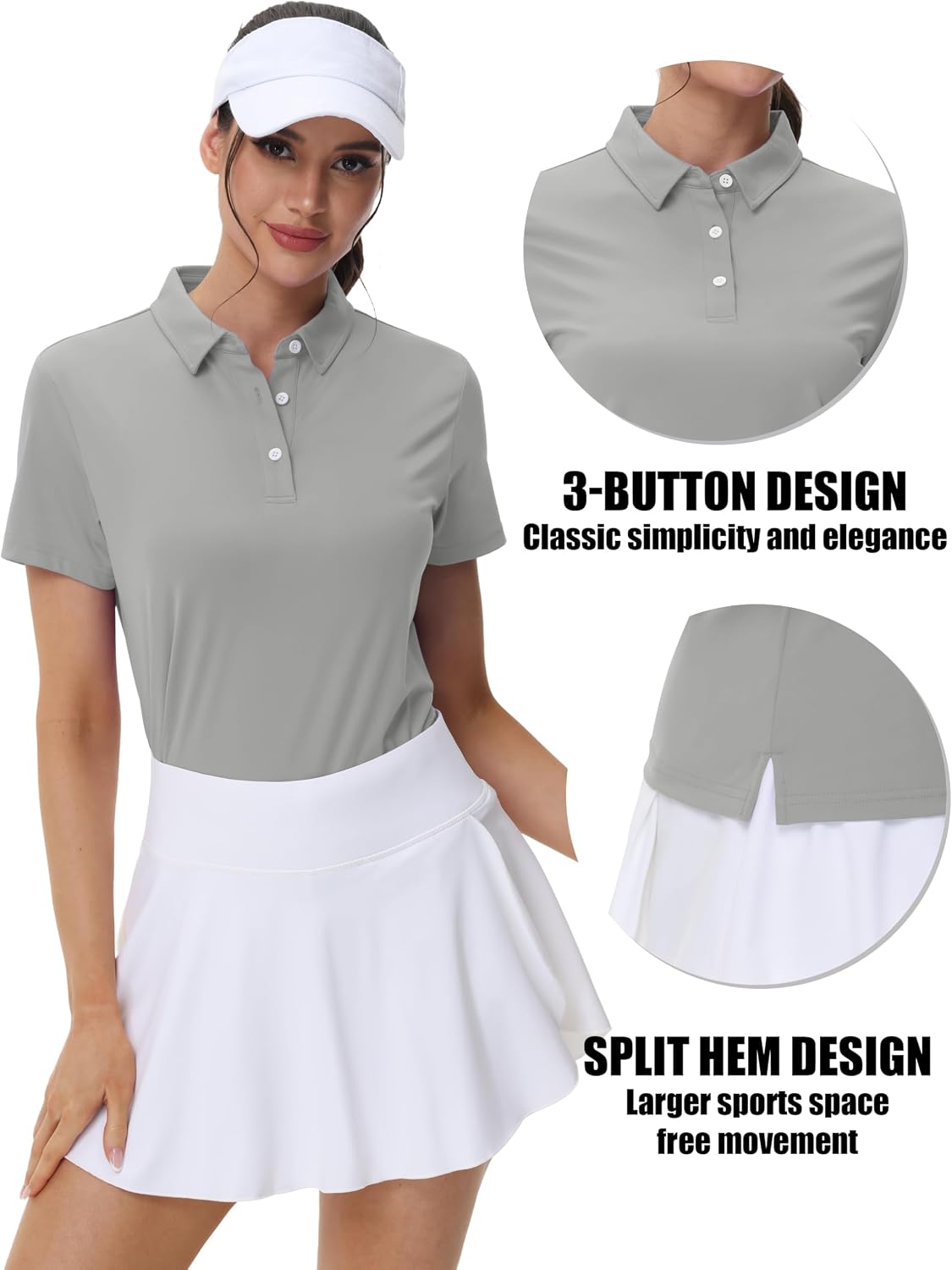 Detalle 2 de MAGCOMSEN Women's Polo Shirt Polyester