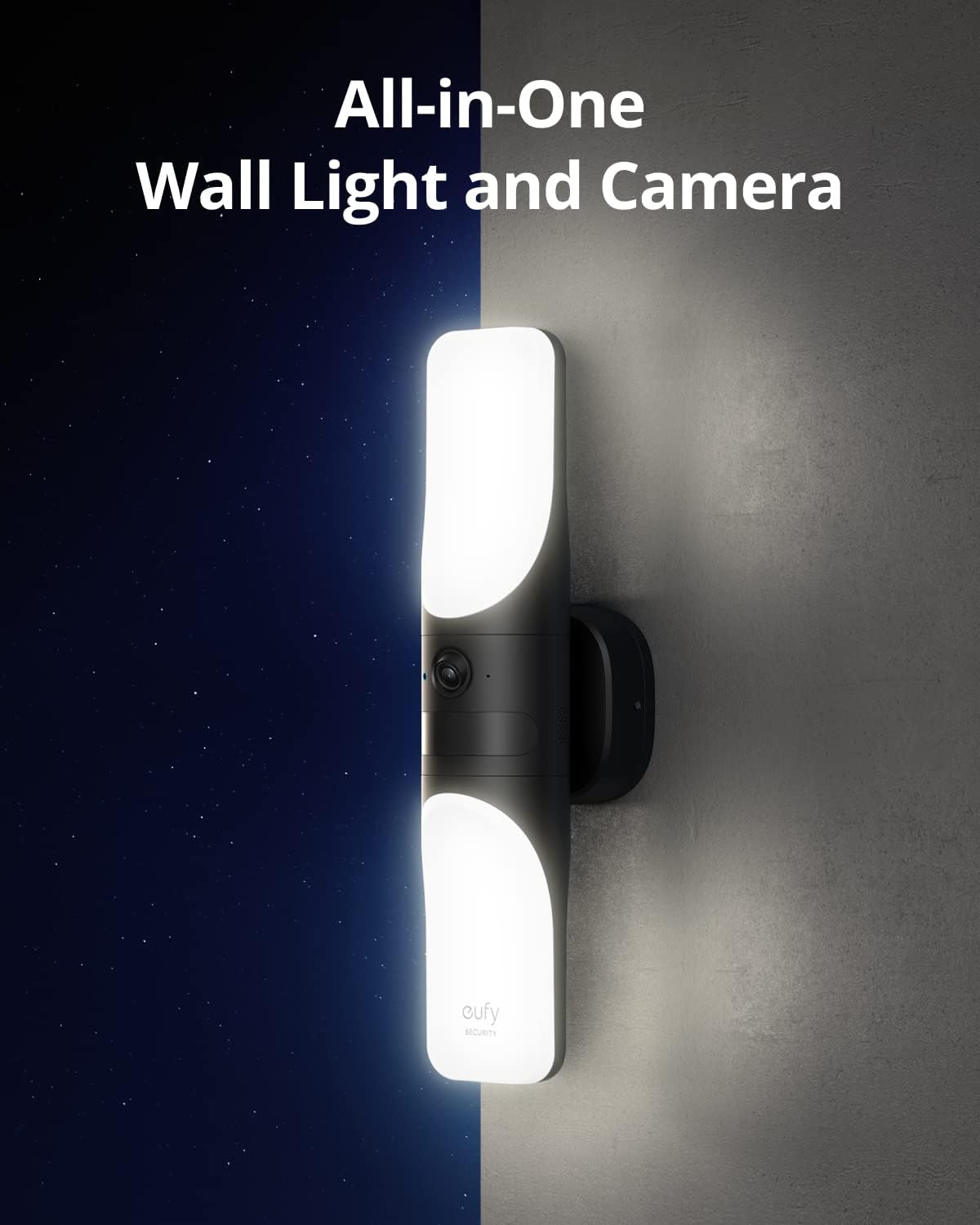 Thumbnail 1 de eufy Security Wired Wall Light CAM S100 cámara 2K iluminación 1200 lúmenes