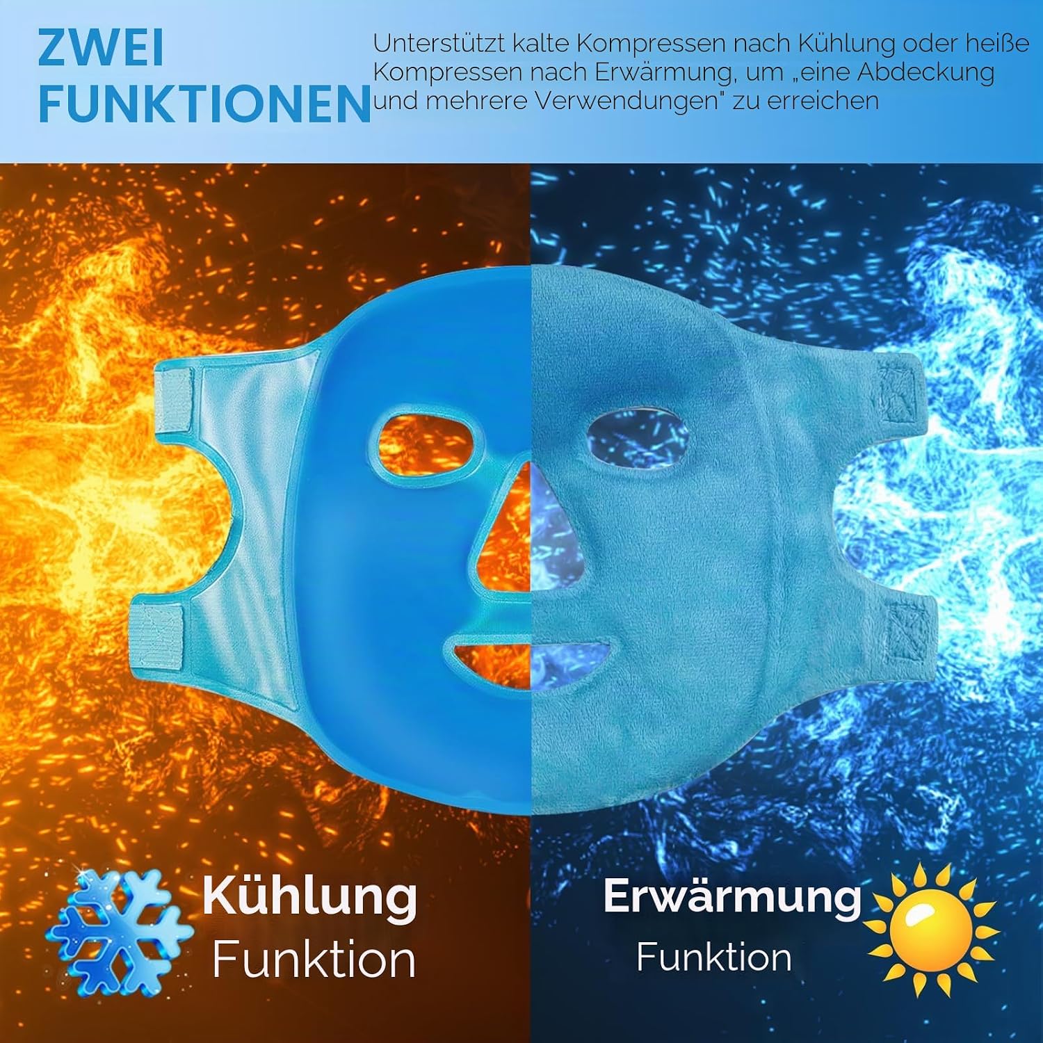 Thumbnail 5 de Eismaske Gesich Kühlmaske