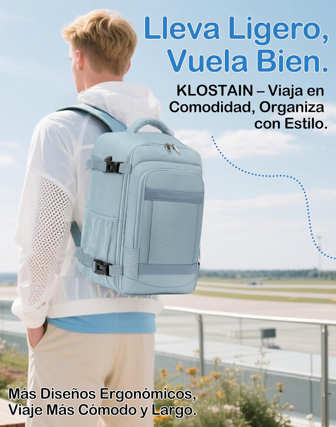 Thumbnail 5 de KLOSTAIN Mochila Cabina 40x20x25 para Ryanair