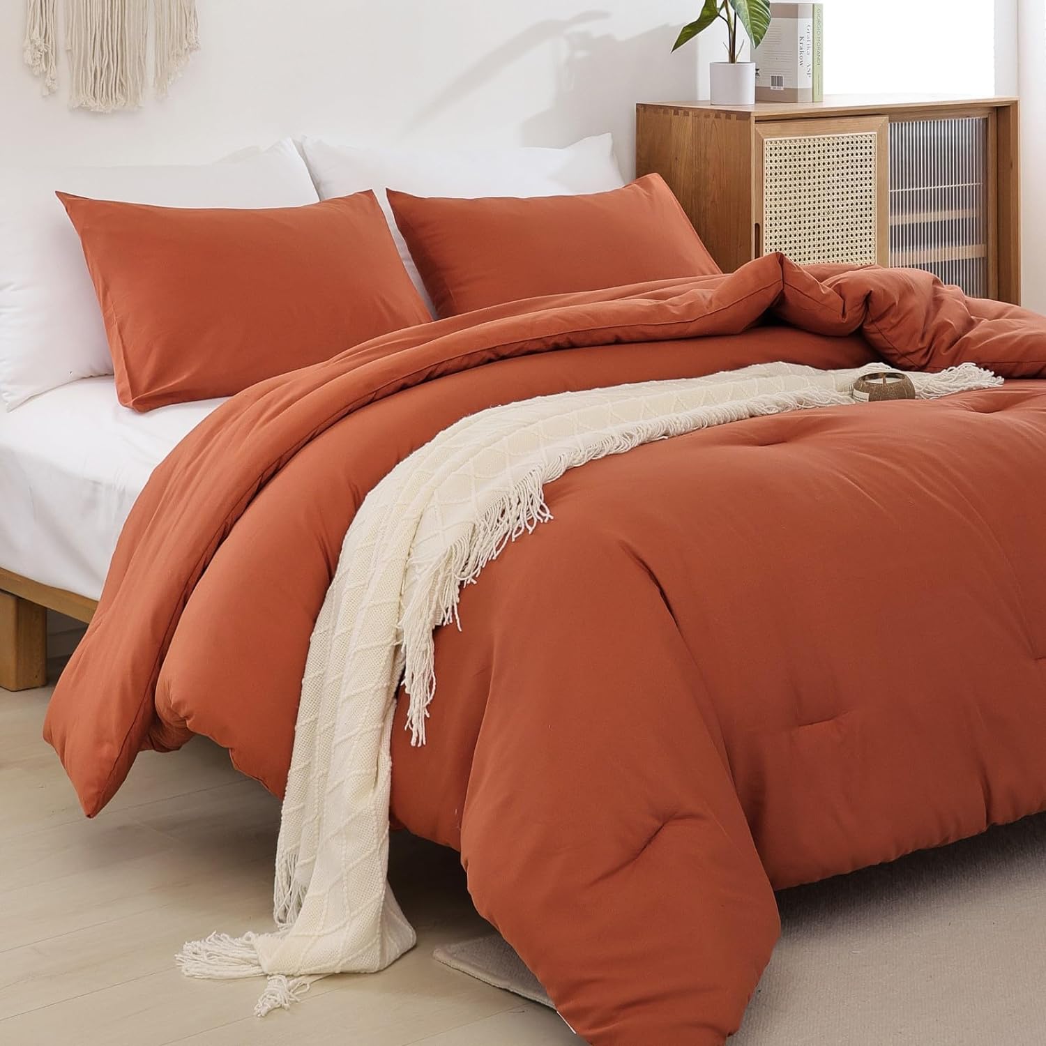 Thumbnail 1 de ROSGONIA King Size Comforter Set 3pcs