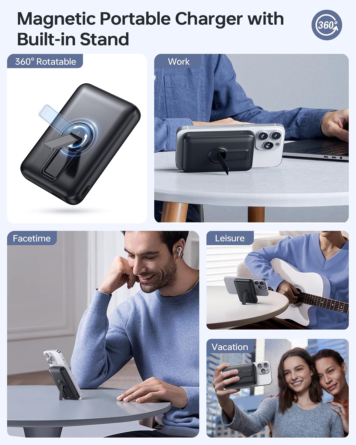 Thumbnail 4 de MagSafe Power Bank 12000mAh Portable Charger