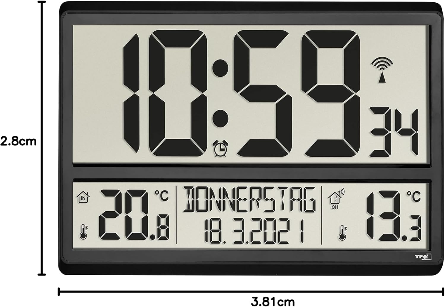 Thumbnail 4 de TFA Dostmann Horloge numérique XL 60.4521.01