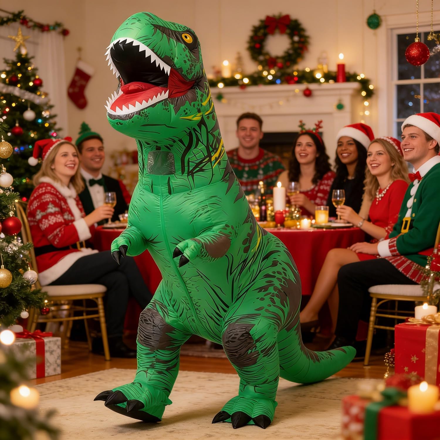 Thumbnail 4 de JASHKE Inflatable T‑Rex Adult Costume