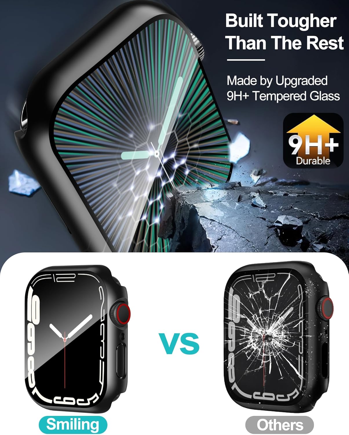 Thumbnail 2 de Smiling 2-Pack Case Apple Watch 45mm