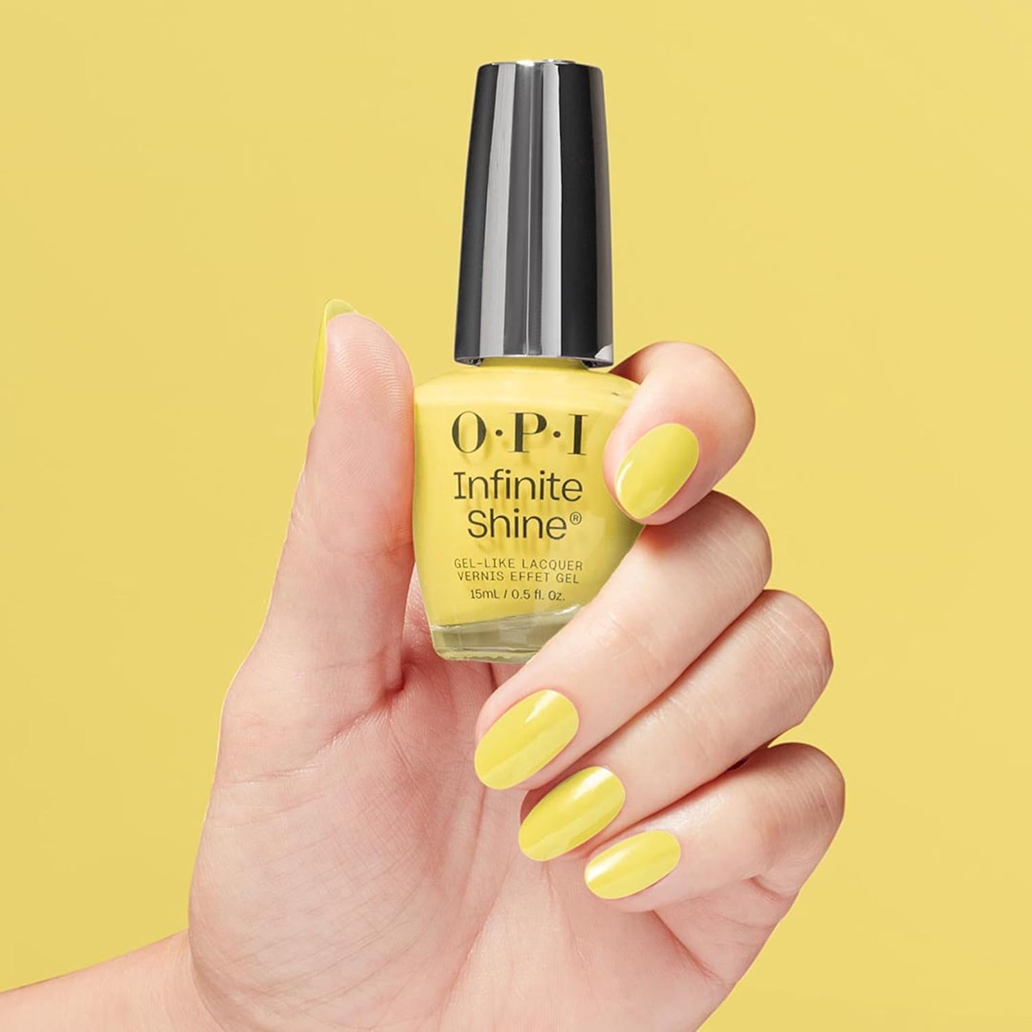 Thumbnail 3 de OPI Infinite Shine smalto per unghie a lunga durata effetto gel senza lampada UV (15 ml) – tonalità gialla
