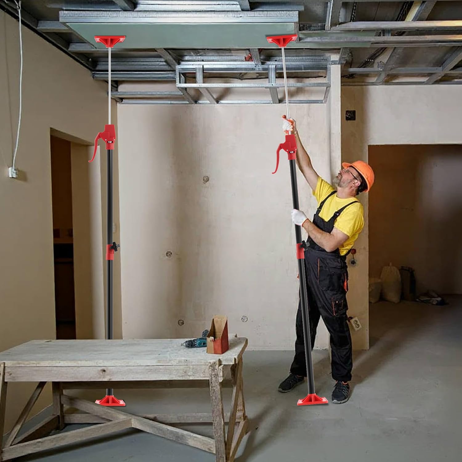 Thumbnail 4 de Cabinet Jacks Support Pole 11.8"–23.5" 📐