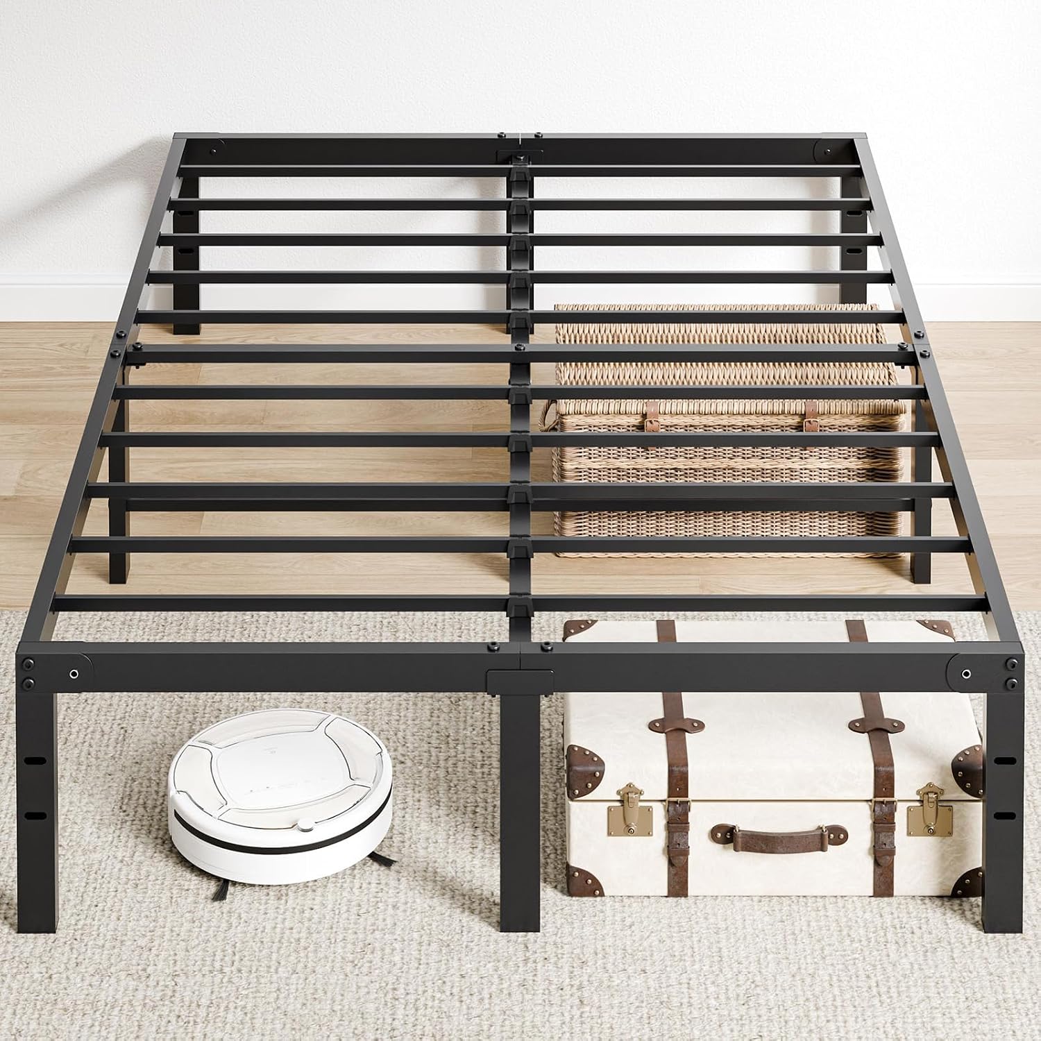 Detalle de OLIXIS Full Size Metal Bed Frame