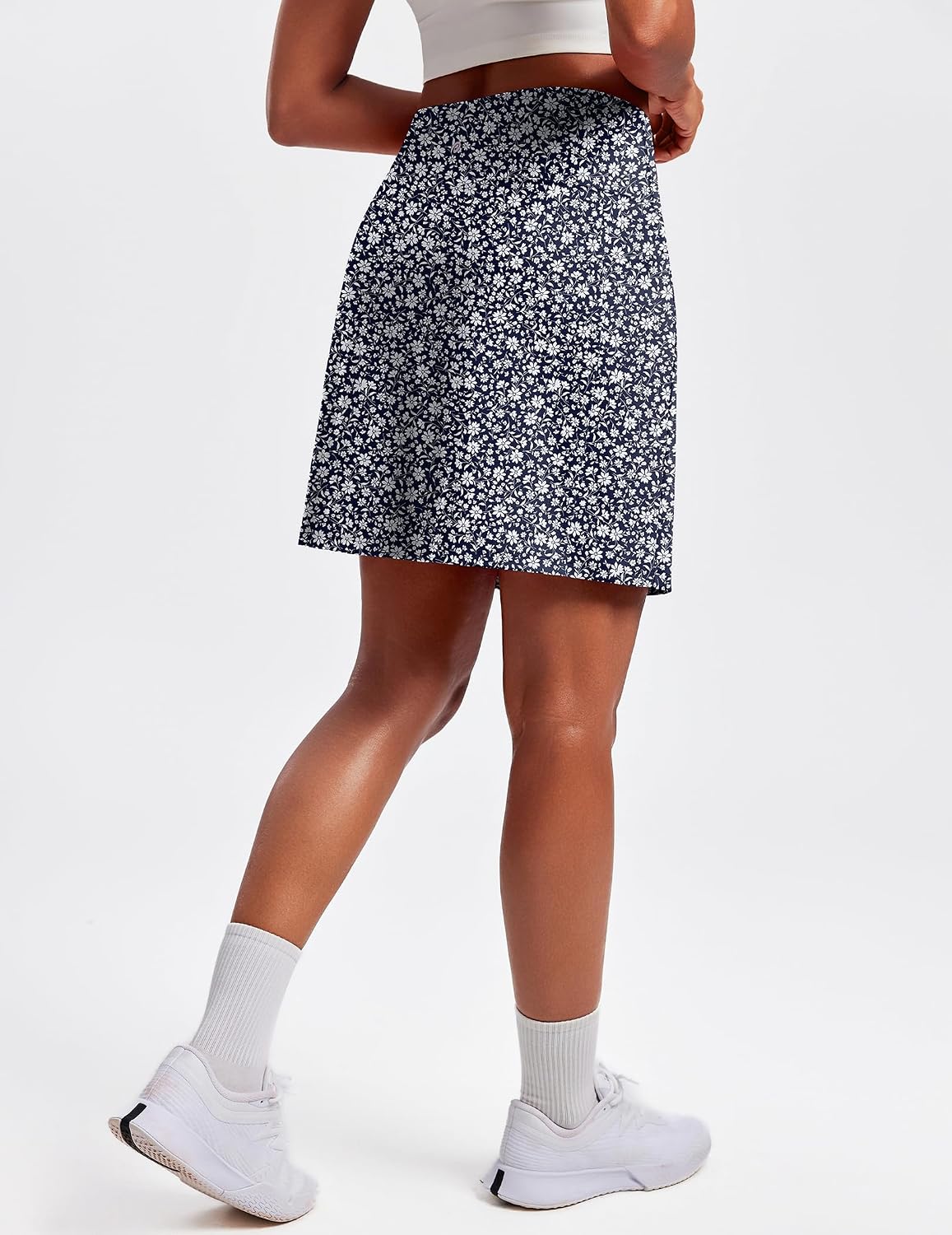 Thumbnail 1 de PINSPARK 19" Knee Length Skorts for Women with UPF 50+ — High-Waisted Golf Skirt with 4 Pockets