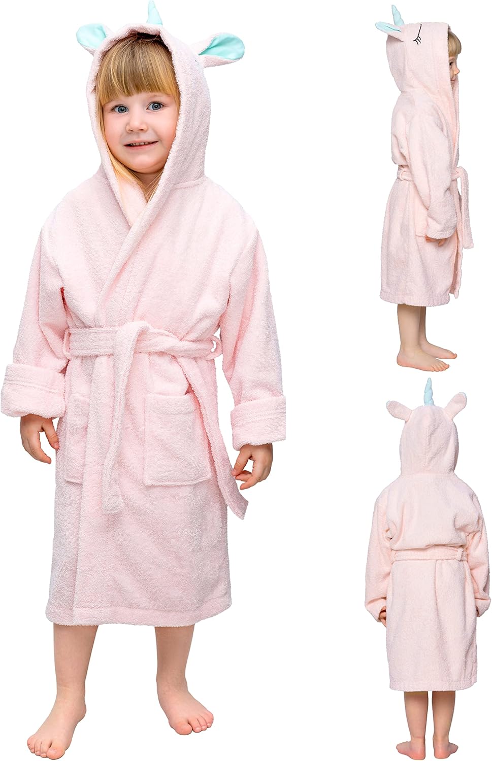 Twinzen Peignoir Enfant Licorne 100% coton