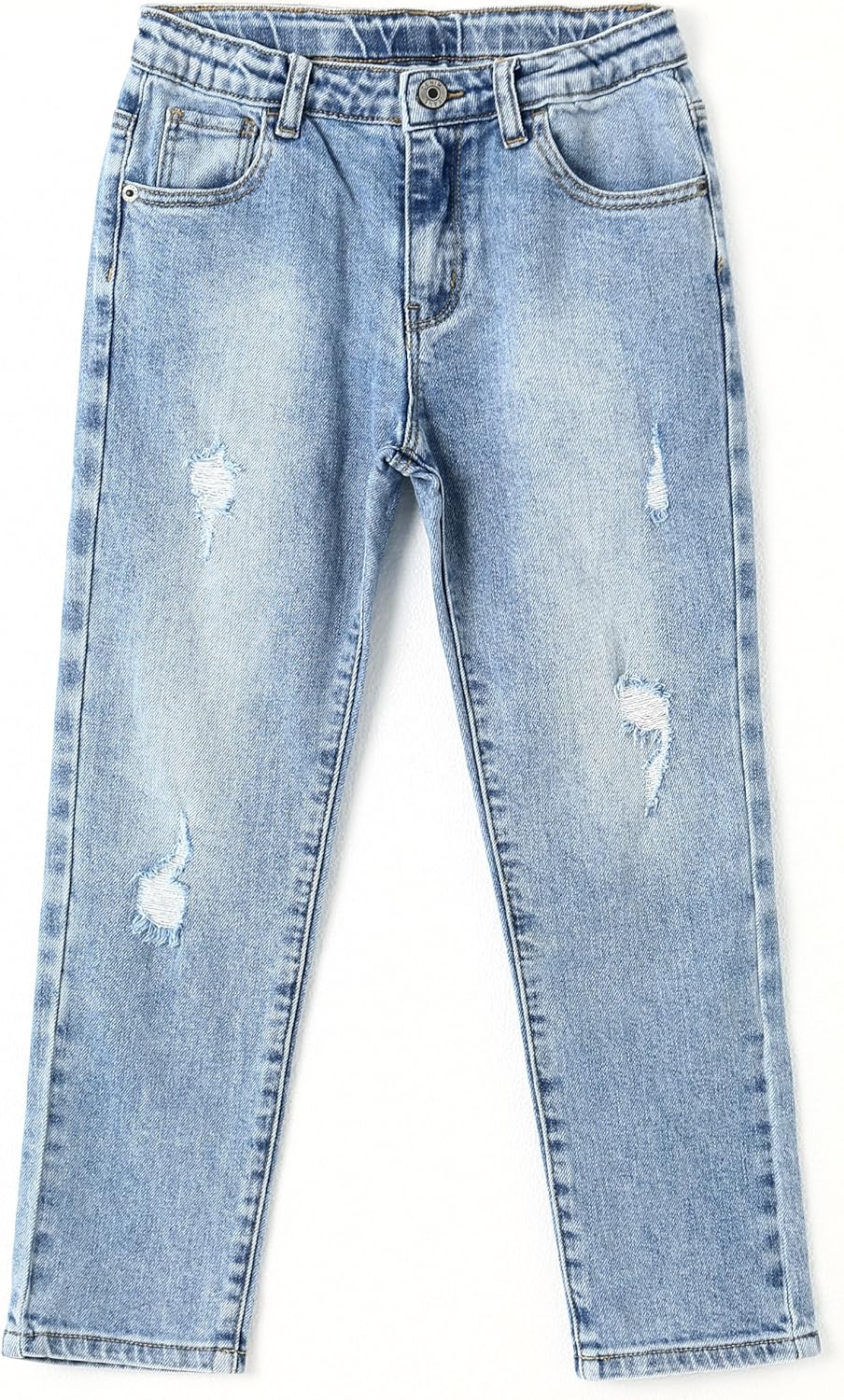 Thumbnail 6 de KIDSCOOL SPACE Kinder Slim-Jeans mit Rissen im Used-Look (Gummiband innen, Innen Slim)