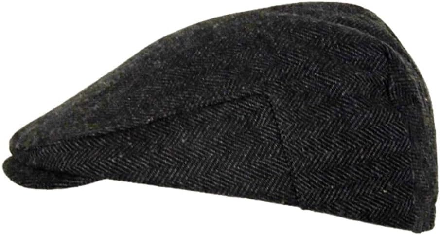 Thumbnail 2 de Men’s London Design Halloween herringbone wool flat cap in grey (one size fits 58–59cm)