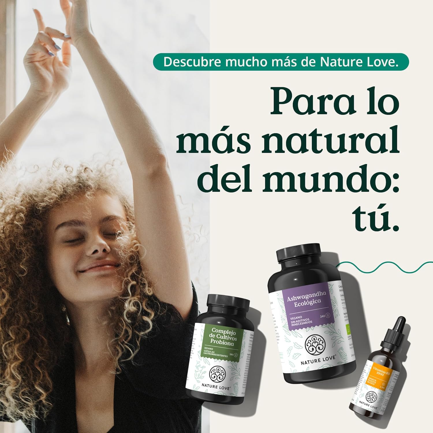 Thumbnail 5 de NATURE LOVE® L-arginina y citrulina vegana - 365 cápsulas