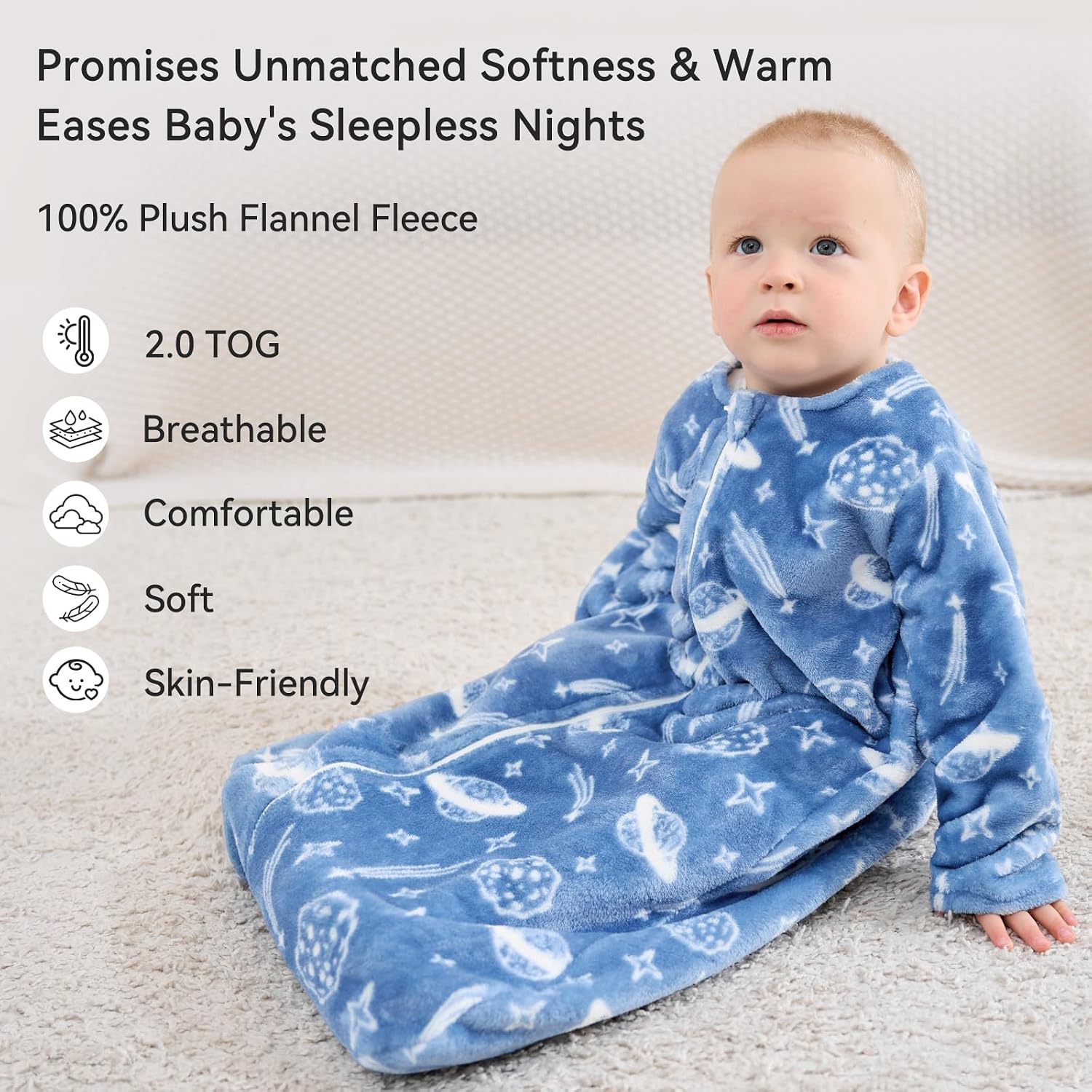 Detalle de Unnivoll Baby Sleep Sack 12-18 Months
