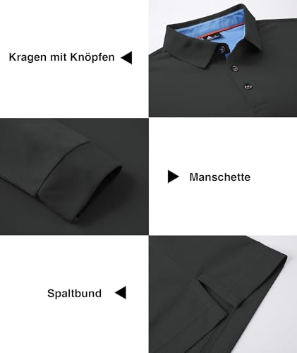 Detalle de zitysport polo homme manches longues đ”