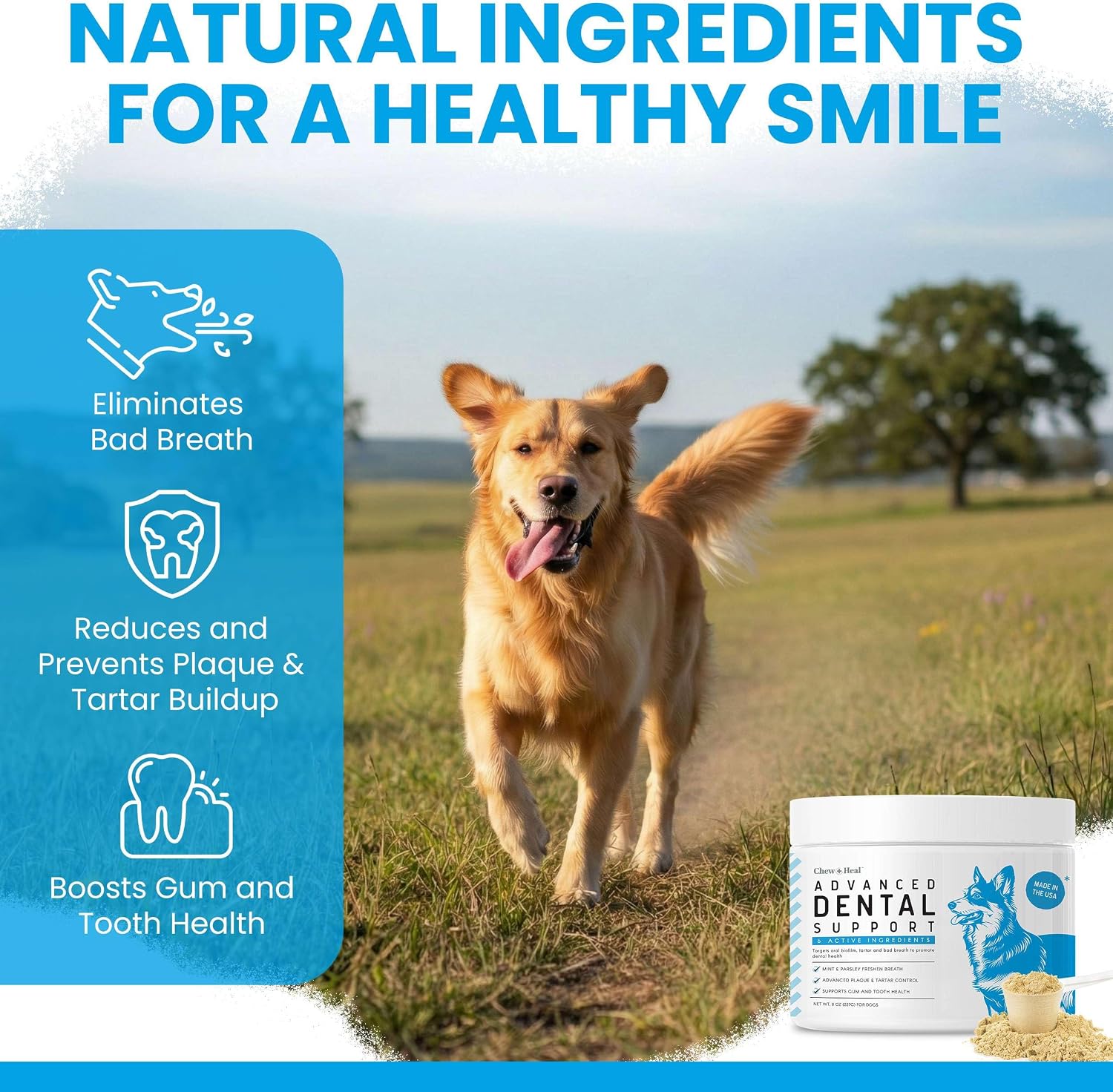 Detalle de Dog Dental Powder, 4 oz