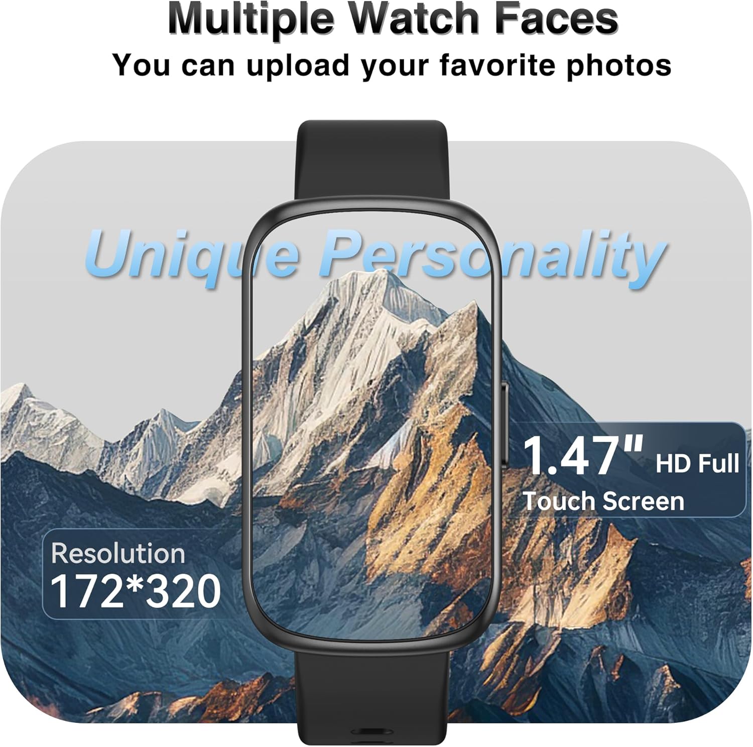 Thumbnail 6 de Fitness Tracker Smart Watch for All: 24/7 Heart Rate, SpO2, Sleep & Activity Tracking