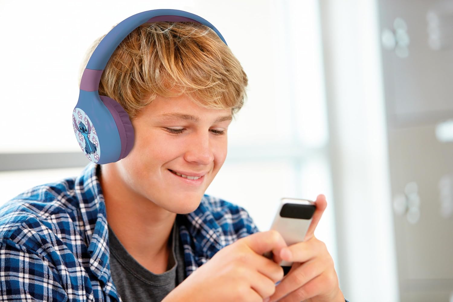 Thumbnail 6 de Lexibook Disney Stitch Casque Bluetooth HPBT010D – 2-en-1 sans fil ou filaire, micro amplification mastiqueur