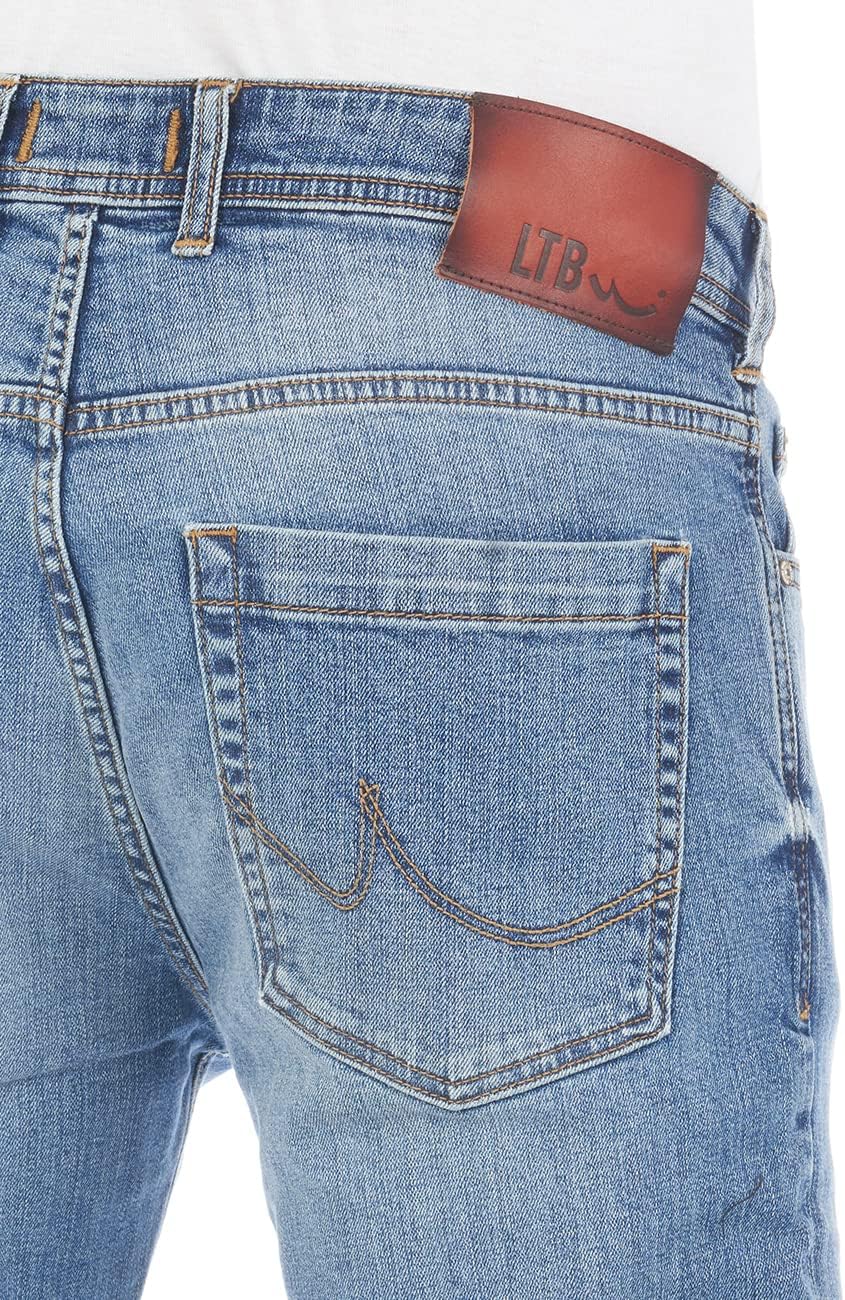 Thumbnail 4 de LTB Jeans Herren Stretch PaulX Straight Fit Jeanshose (Denim Blau/Schwarz) – Größen 28 bis 40