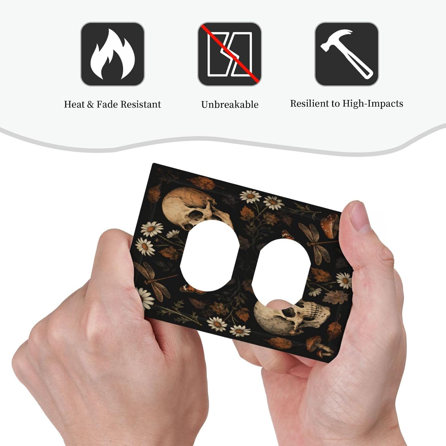 Detalle 2 de Jiuremg Decorative Switch Plate 1-Gang