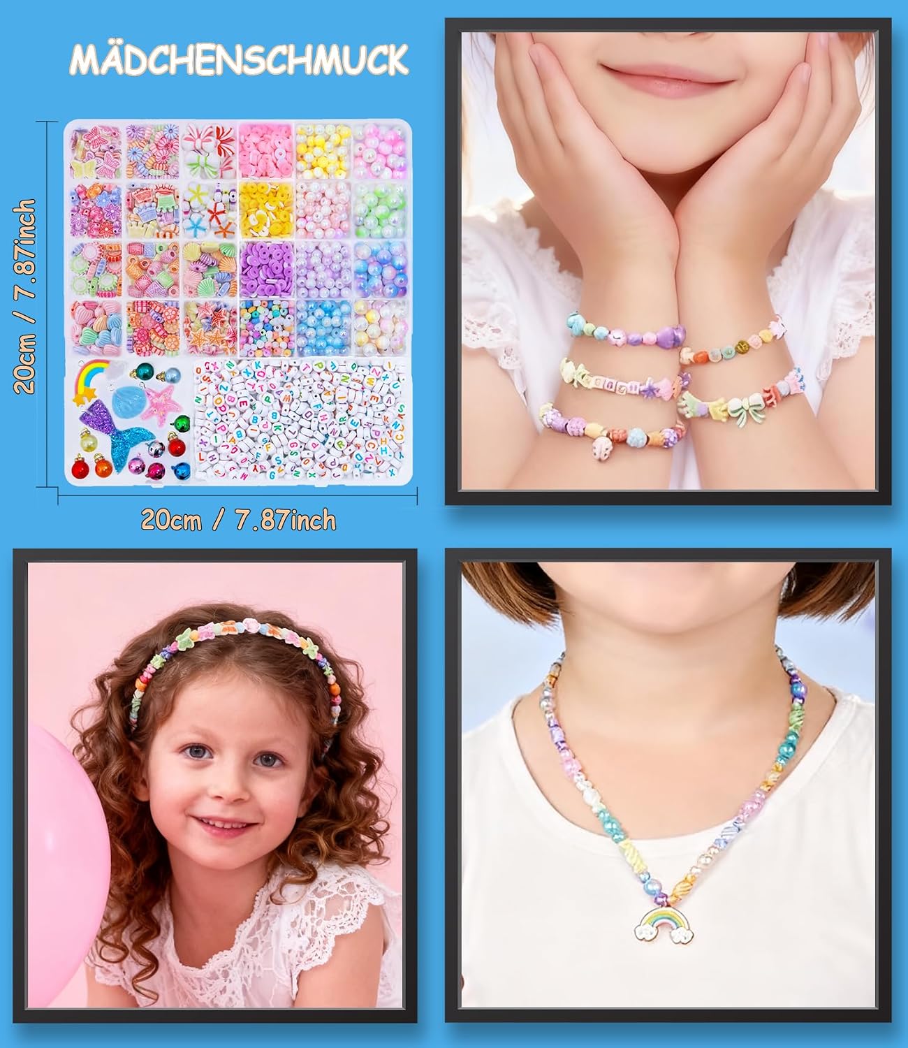 Thumbnail 5 de MiuCo Perlen Set Kinderarmbänder ab 5 Jahren