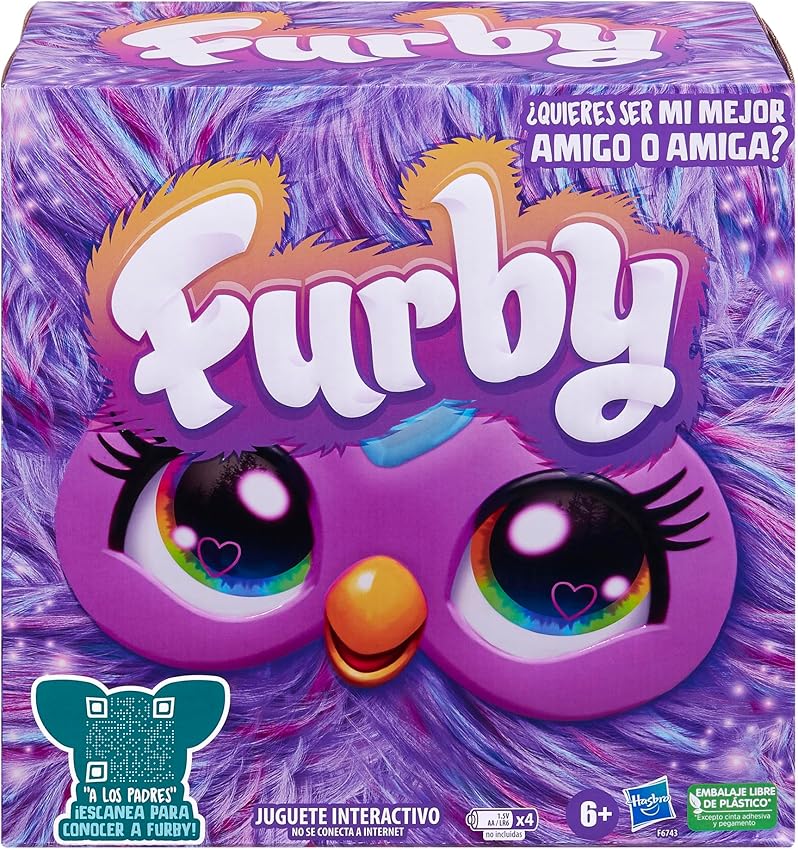 Thumbnail 1 de Furby Interactivo Lila - Juguete de Peluche Español 🐾