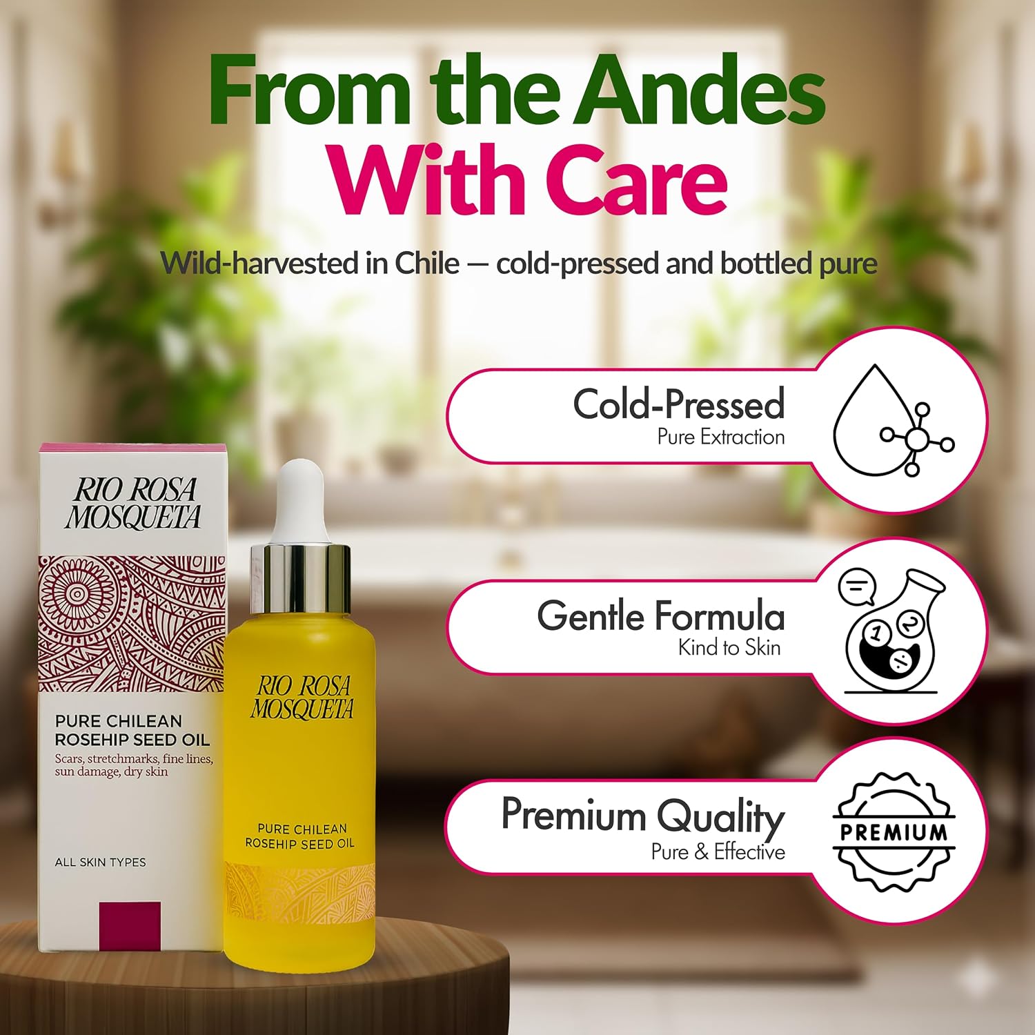 Thumbnail 3 de Rio Rosa Mosqueta Pure Rosehip Oil 20ml for Scars
