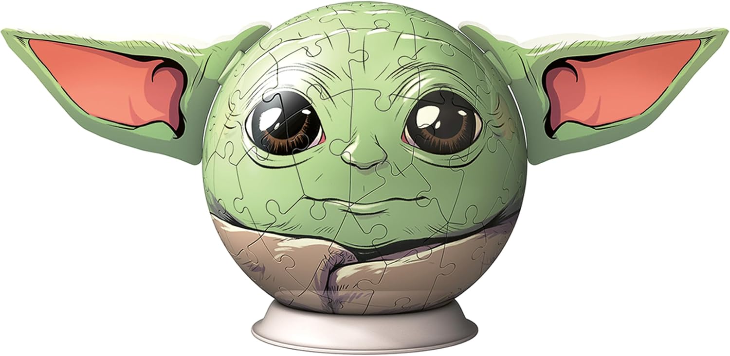Thumbnail 1 de Ravensburger Star Wars Mandalorian Grogu (with Ears) 3D Jigsaw Puzzle – 72 Pieces