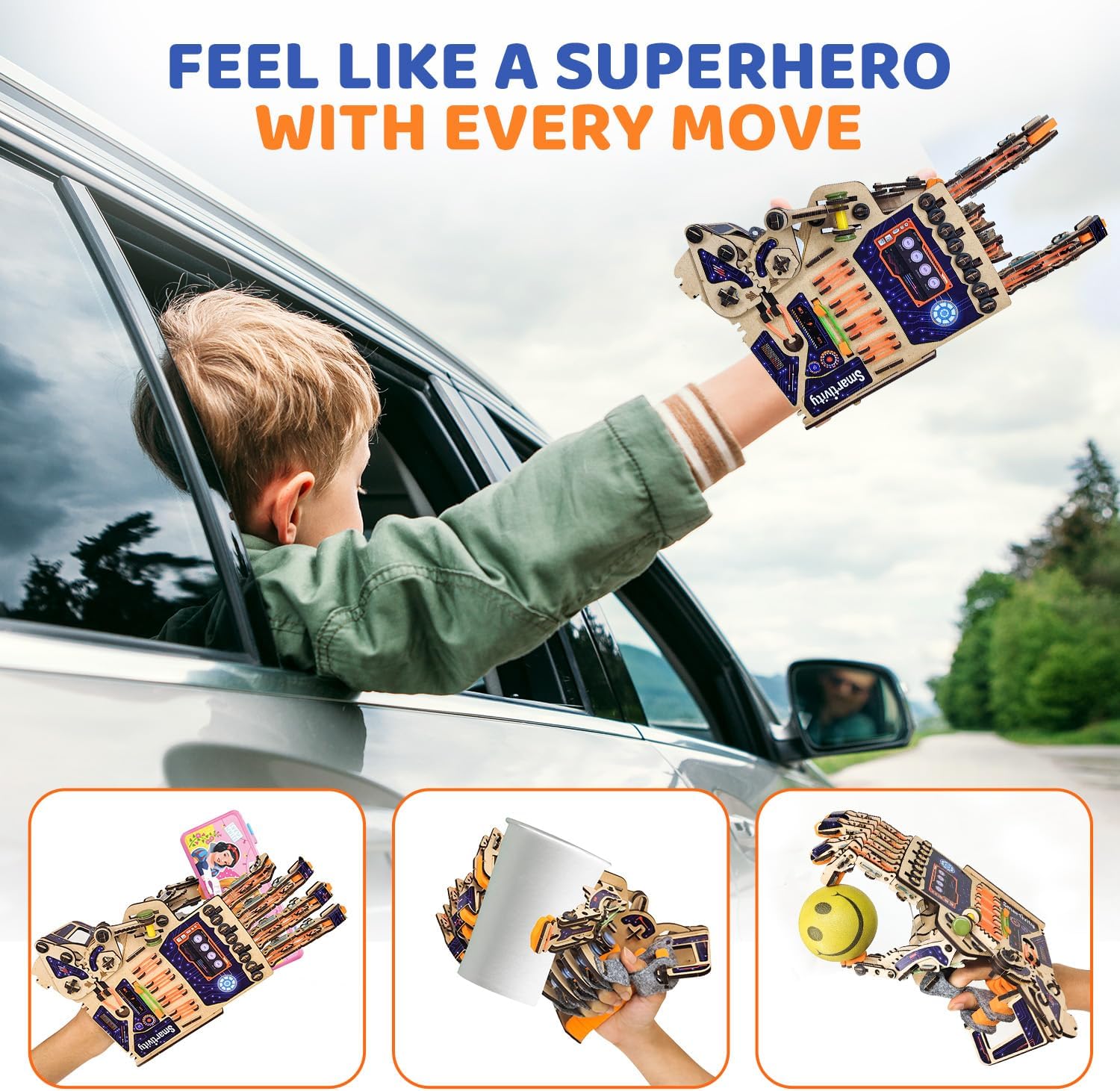 Thumbnail 3 de Smartivity DIY Robotic Mechanical Hand STEM Toy for Kids 8-14