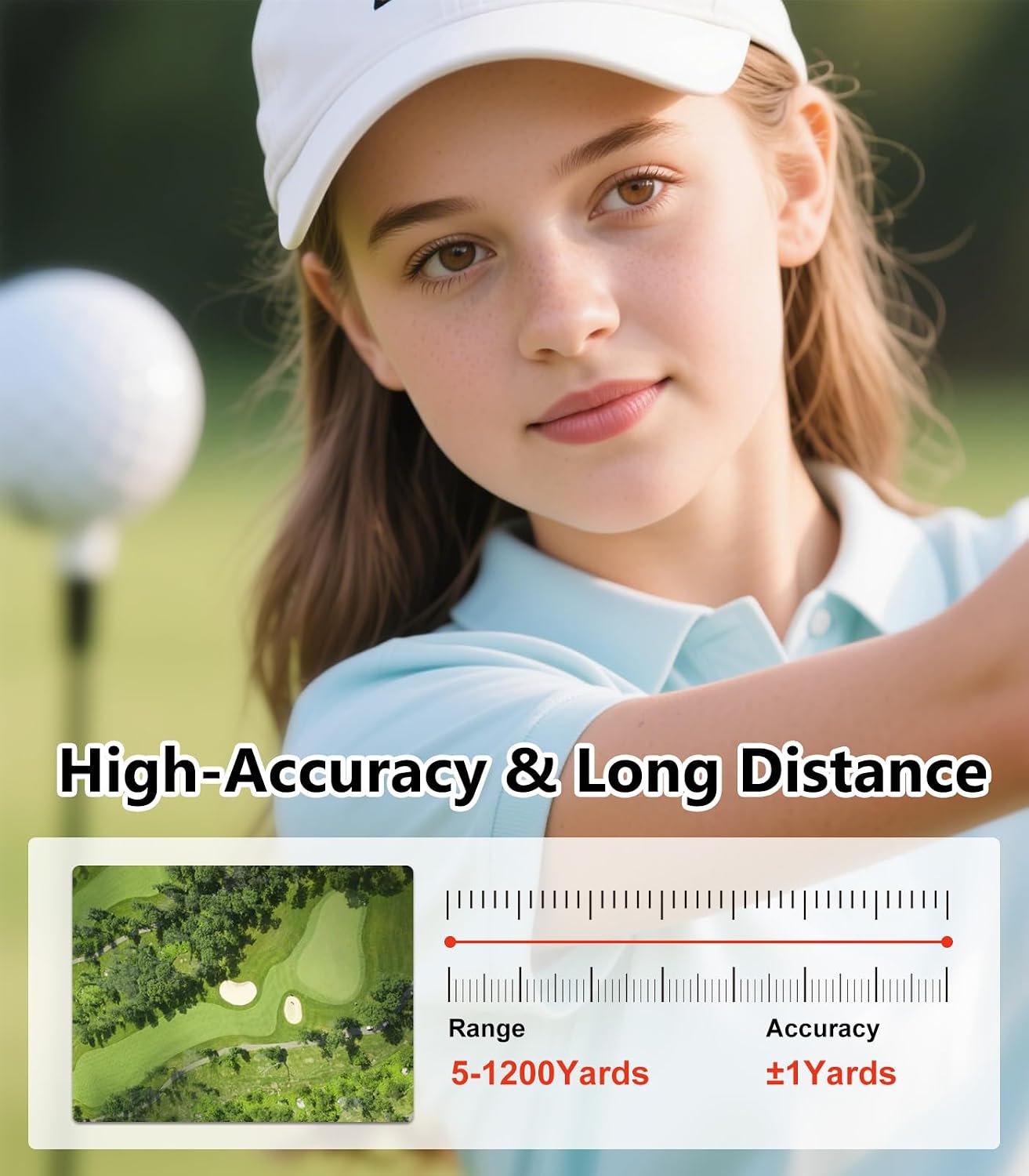 Thumbnail 5 de Flagfront Golf Rangefinder with Slope, 6x Magnification