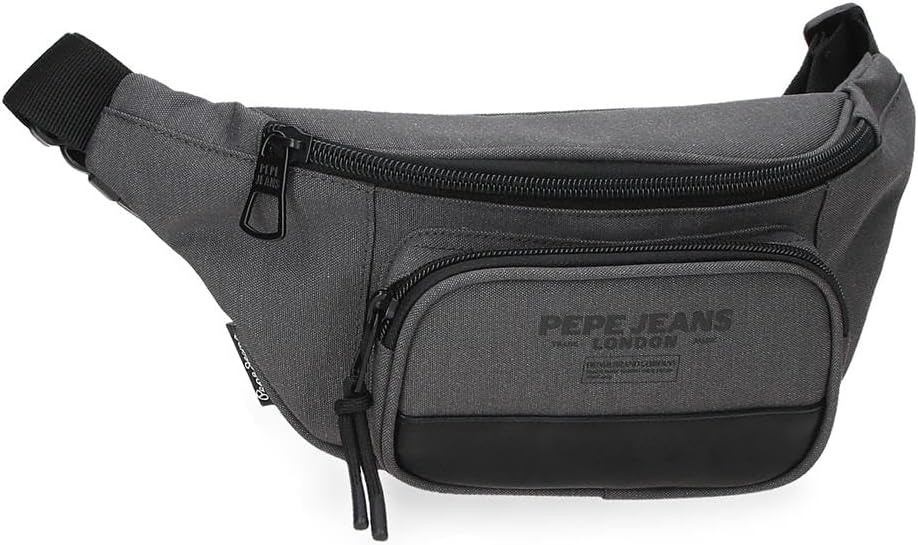 Detalle de Pepe Jeans Waltford : riñonera/bandolera en polyester con múltiples compartimentos