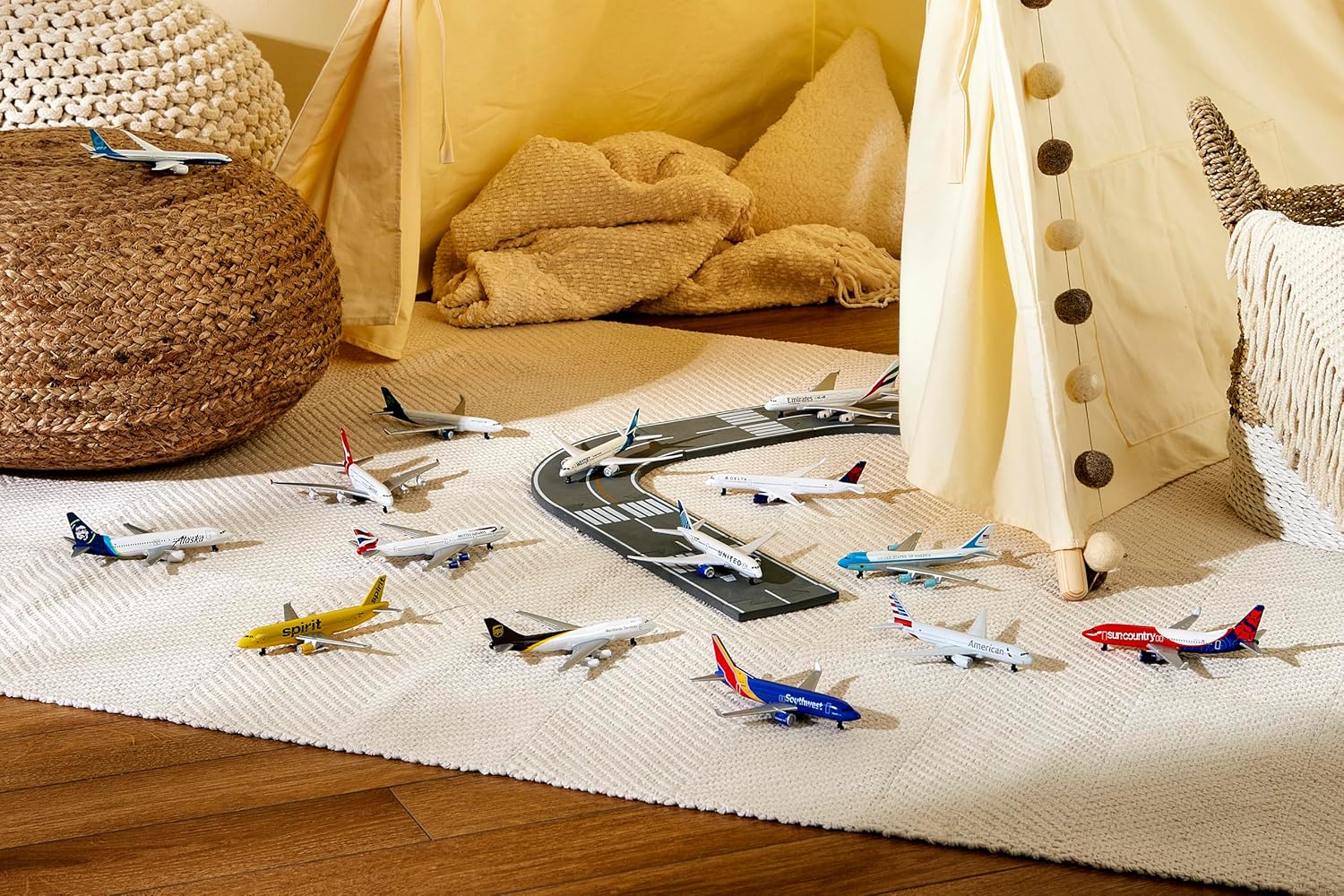 Detalle de Herpa Toys Single Airplane Air Force One – aeromodello giocattolo in plastica, scala ridotta