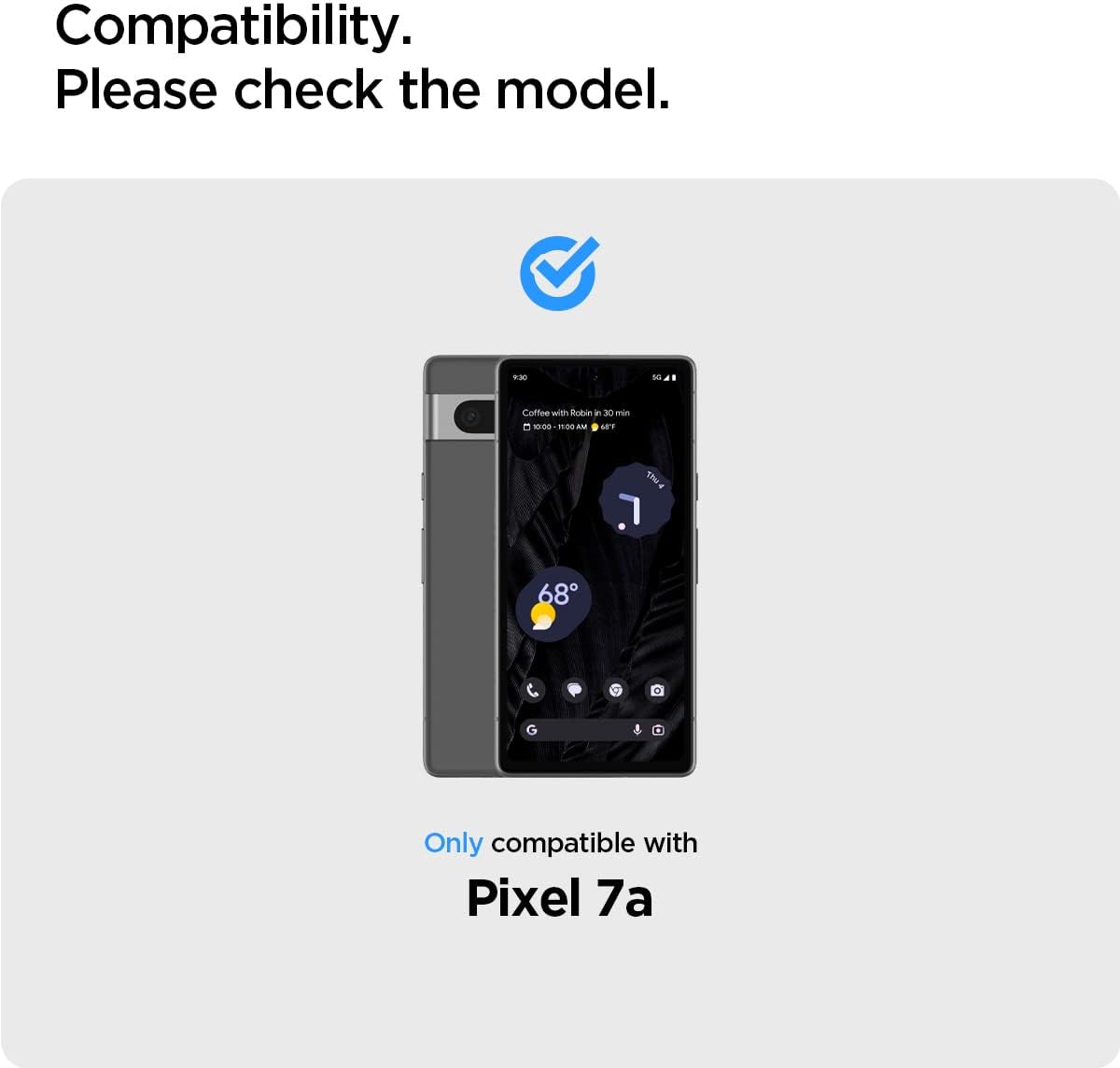 Thumbnail 1 de Spigen AlignMaster verre trempé pour Google Pixel 7a (2 pièces) ultra clair, dureté 9H