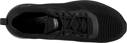 Thumbnail 6 de Skechers Bobs Squad Tough Talk para mujer — Zapatillas con suela de caucho, cierre de cordones y puntera plana