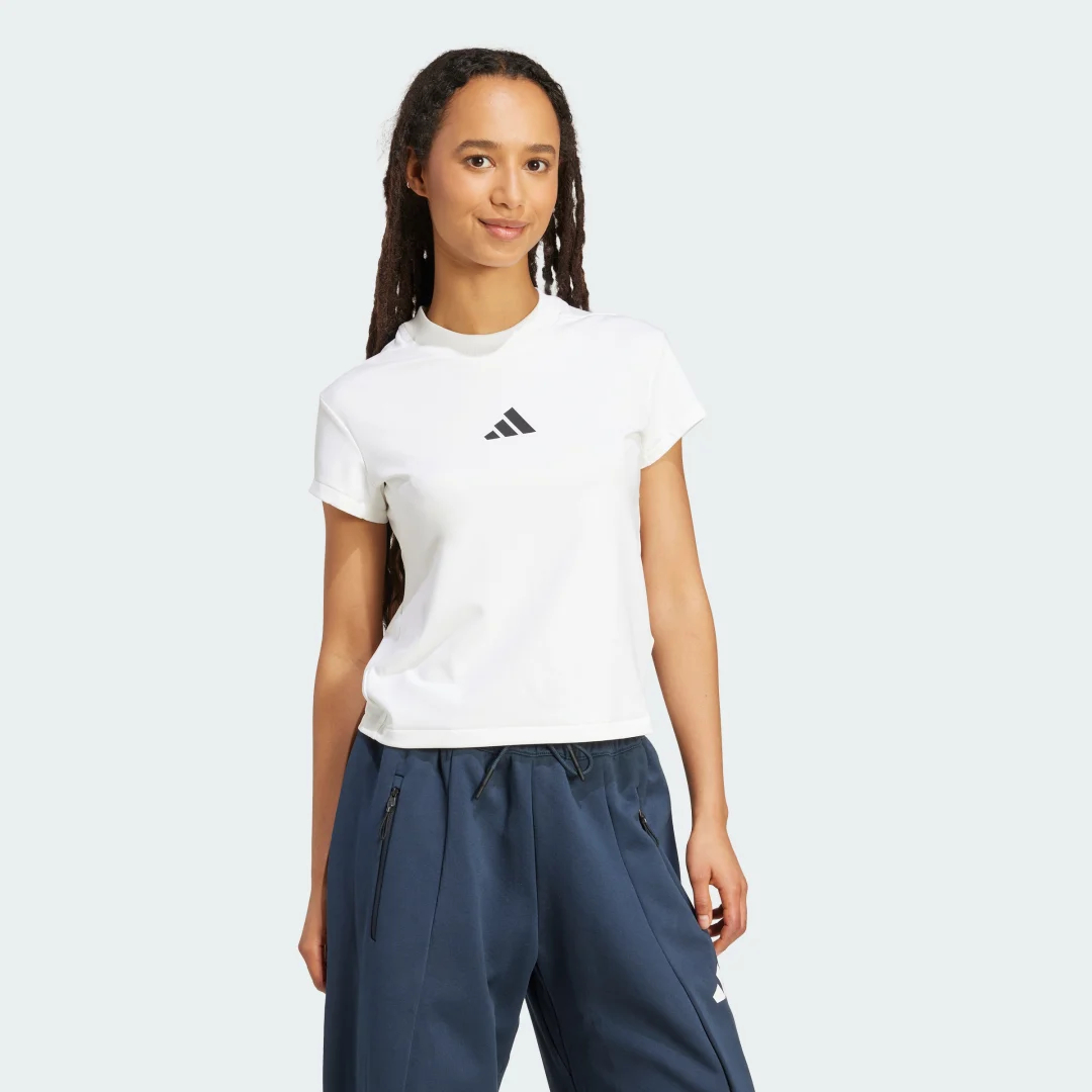 Detalle de Camiseta corta adidas Z.N.E. - Blanco