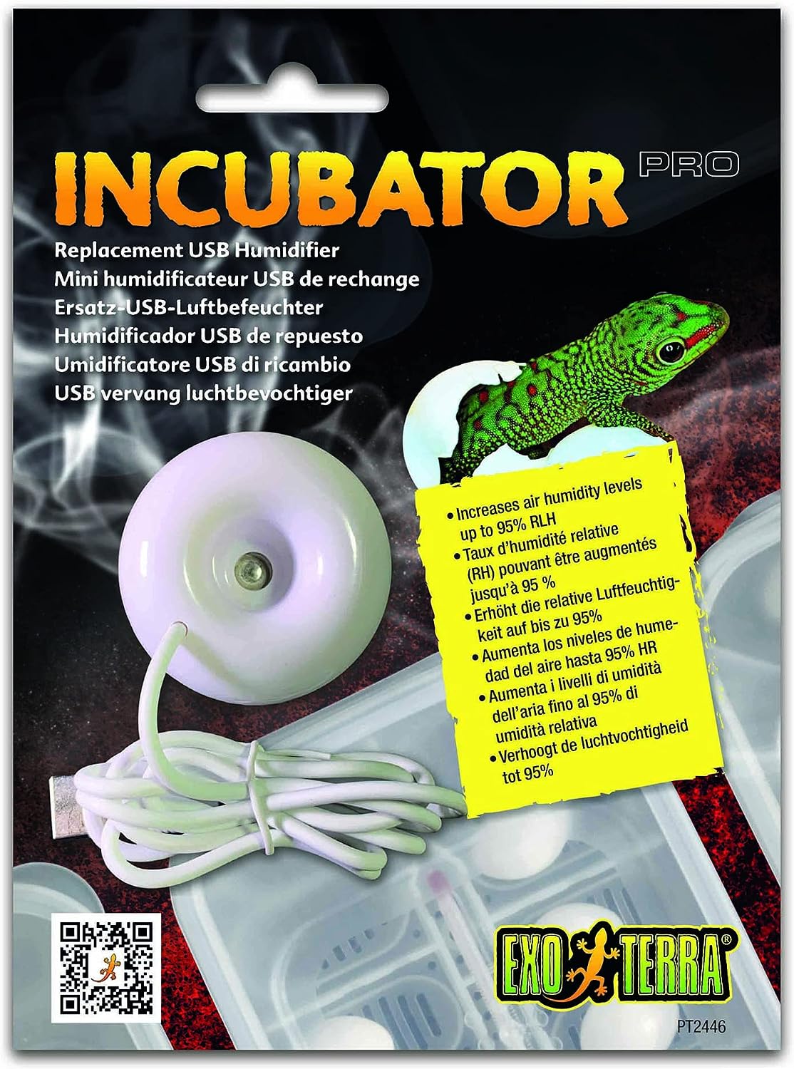 Detalle de Exo Terra Pro Incubator voor reptieleneieren met temperatuur- en vochtregeling