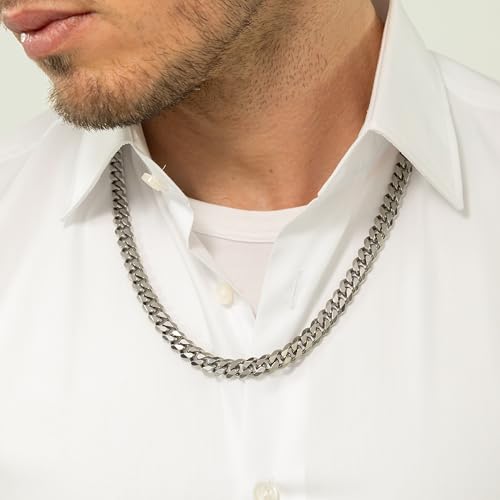 Detalle de BOSS Jewelry Gliederhalskette Herren CHAIN LINK – 61 cm, Edelstahl | Magnetverschluss