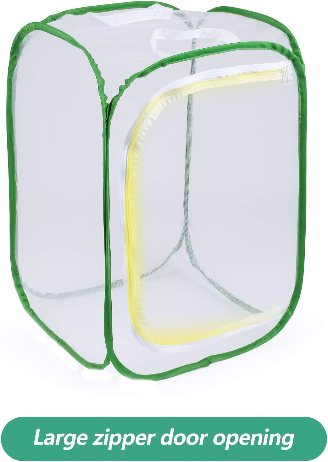 Detalle 2 de 23.6-Inch Large Butterfly Habitat Insect Cage: Pop-Up Clear-View Enclosure