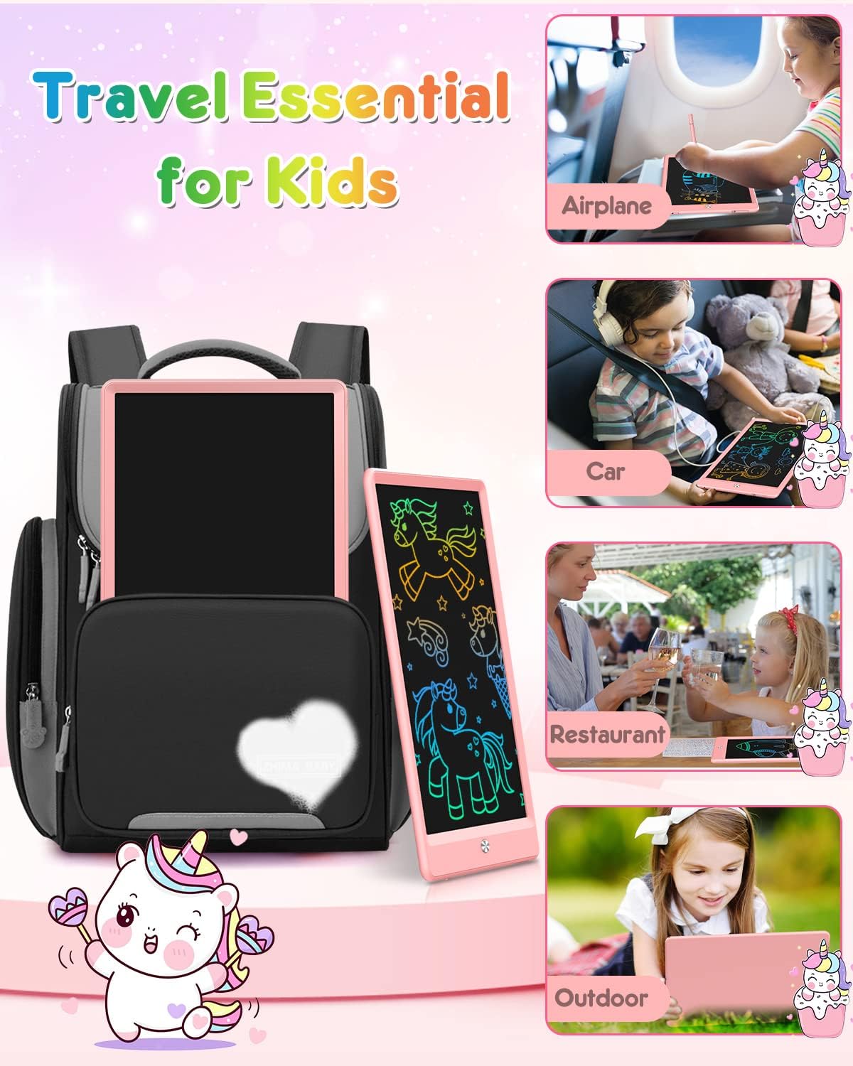 Thumbnail 5 de FLUESTON LCD Writing Tablet 10" kids drawing pad
