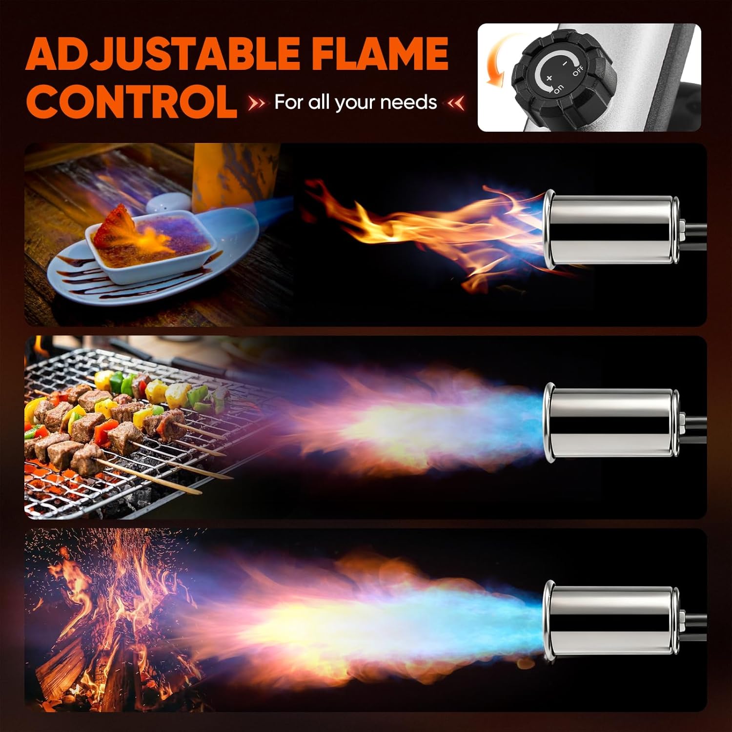 Thumbnail 3 de Sakerplus Propane Torch 3272°F for Searing Steak