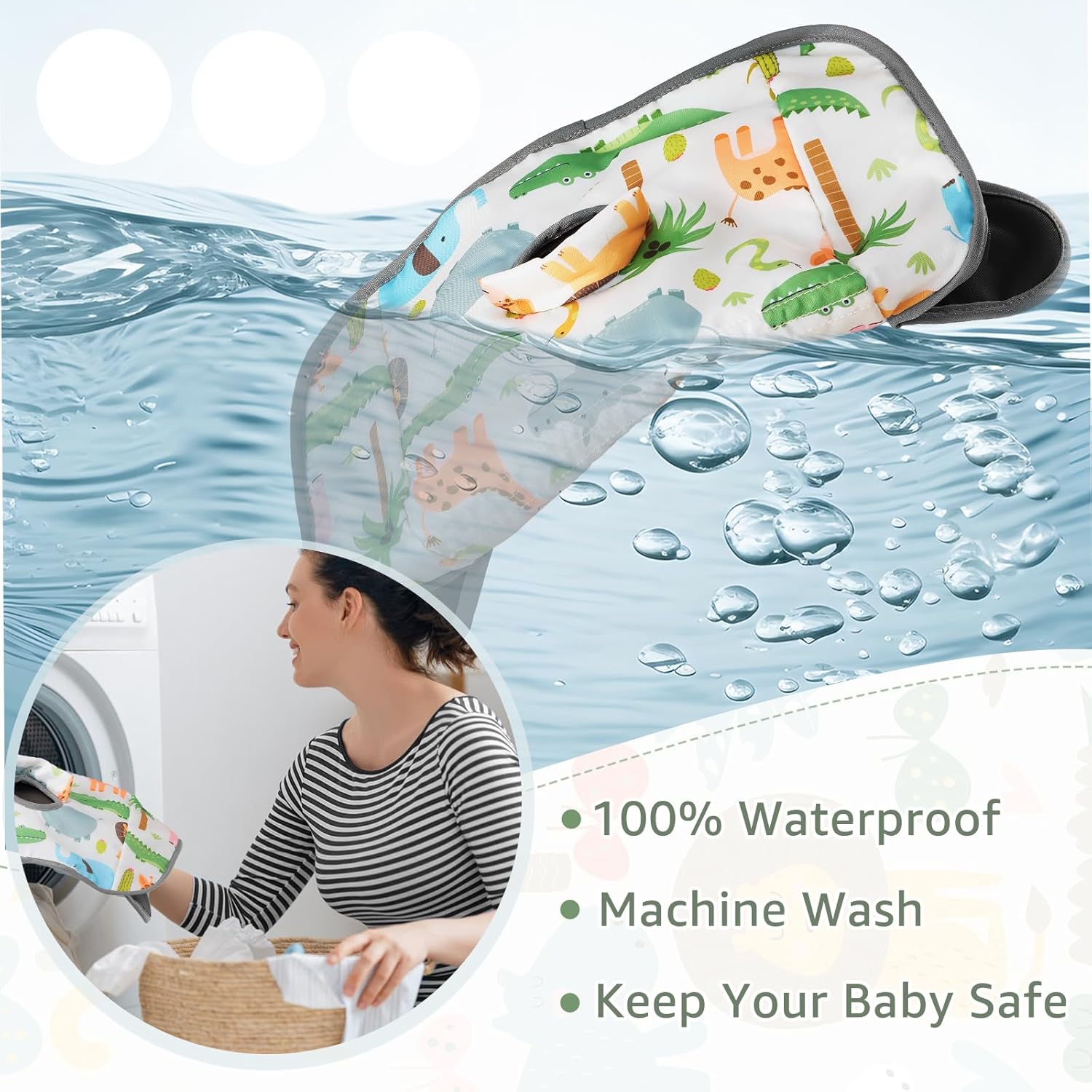 Thumbnail 5 de Rilime Car Seat Protectors 2-Pack: Waterproof, Non-Slip & Machine-Washable Seat Liners