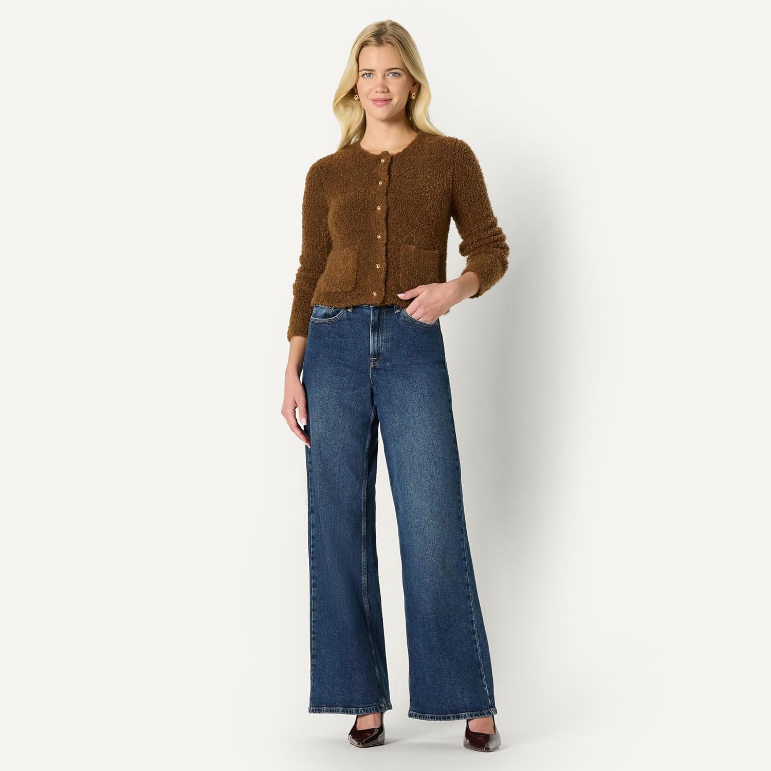 Thumbnail 6 de Amazon Essentials Wool-Blend Button Jacket for Women