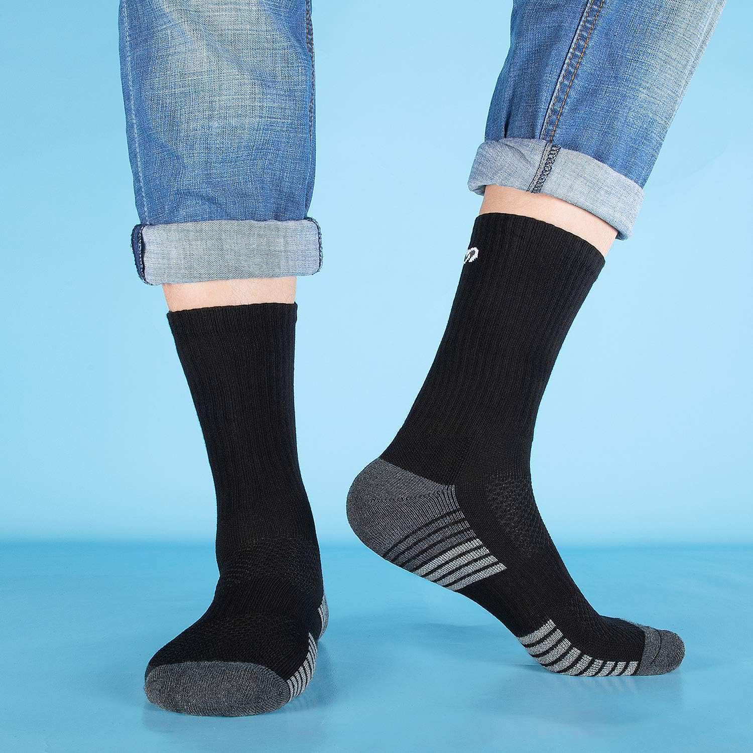 Detalle 2 de Coskefy sports socks, 6 pairs thick cushion
