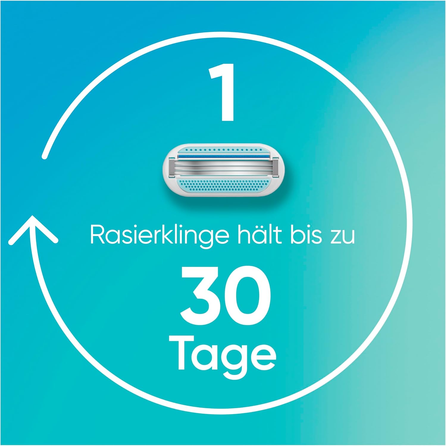 Thumbnail 3 de Gillette Venus Smooth Damenrasierer Blau – Nassrasierer mit wiederverwendbarem Handstück und 5 Rasierklingen