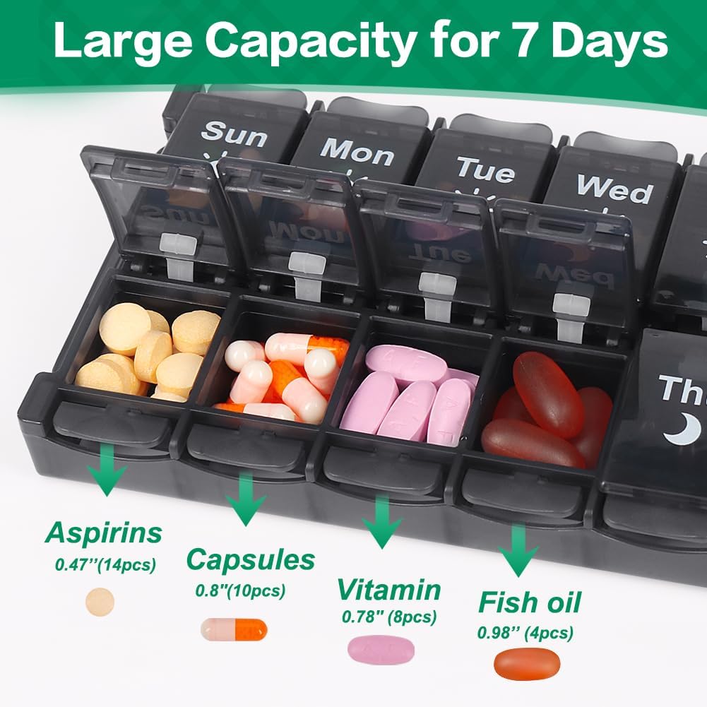 Detalle 1 de Shintop Weekly Pill Organizer